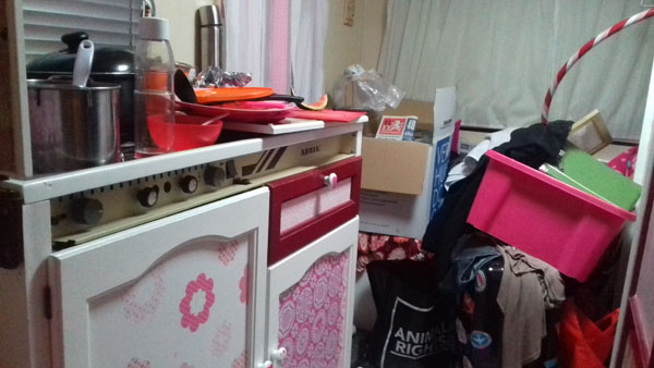 Puinzooi in mijn caravan